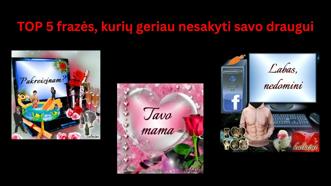 TOP 5 frazės, kurių geriau nesakyti savo draugui