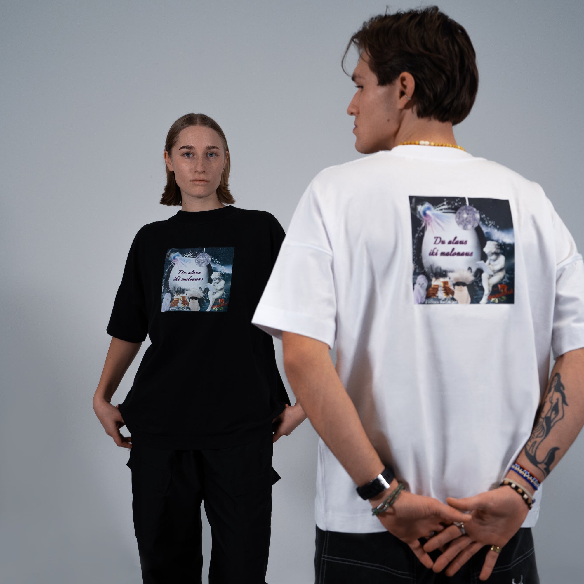 Marškinėliai DU ALAUS IKI MALONAUS