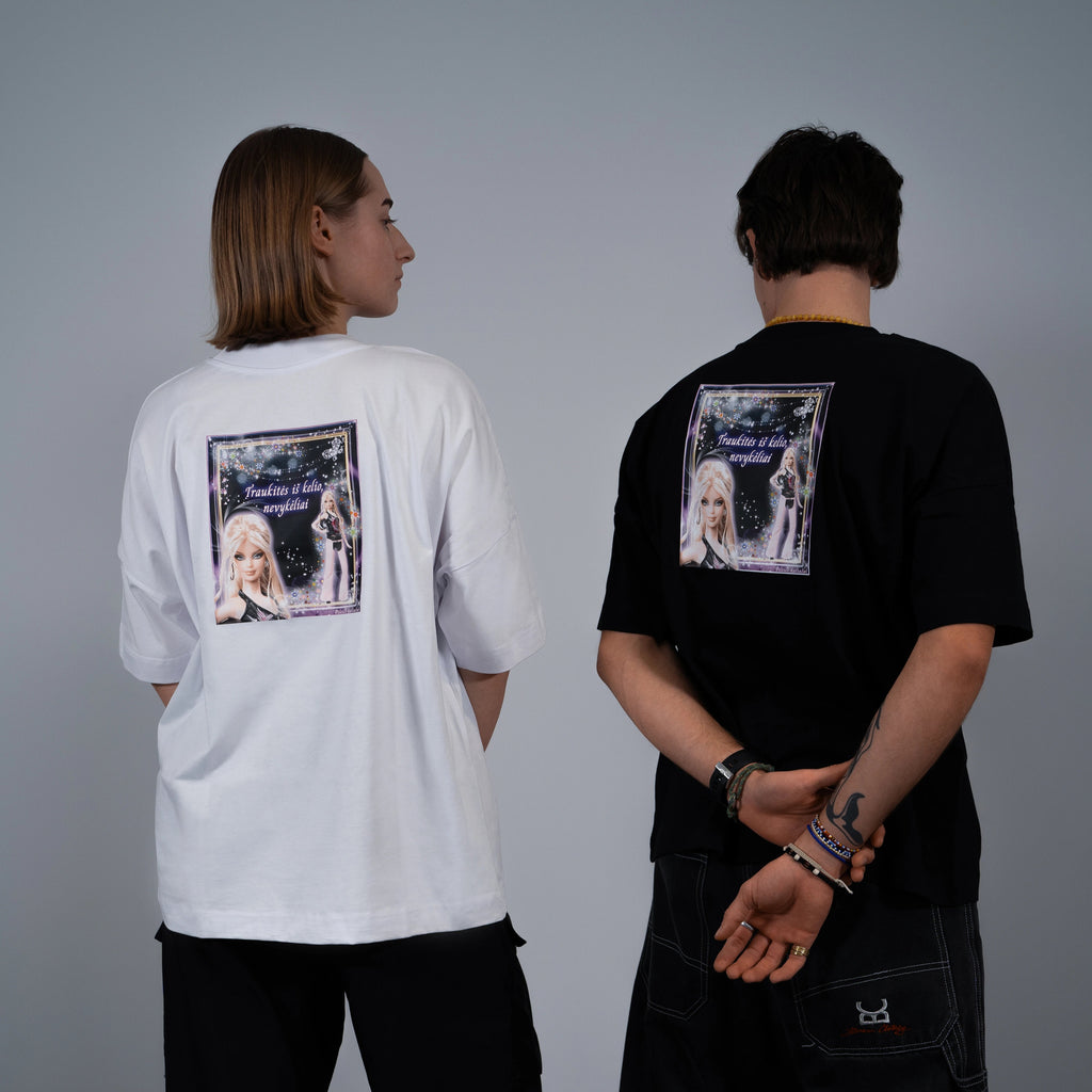 Marškinėliai TRAUKITĖS IŠ KELIO, NEVYKELIAI